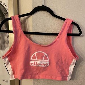 Ellesse Bralette Crop Top XL Pink